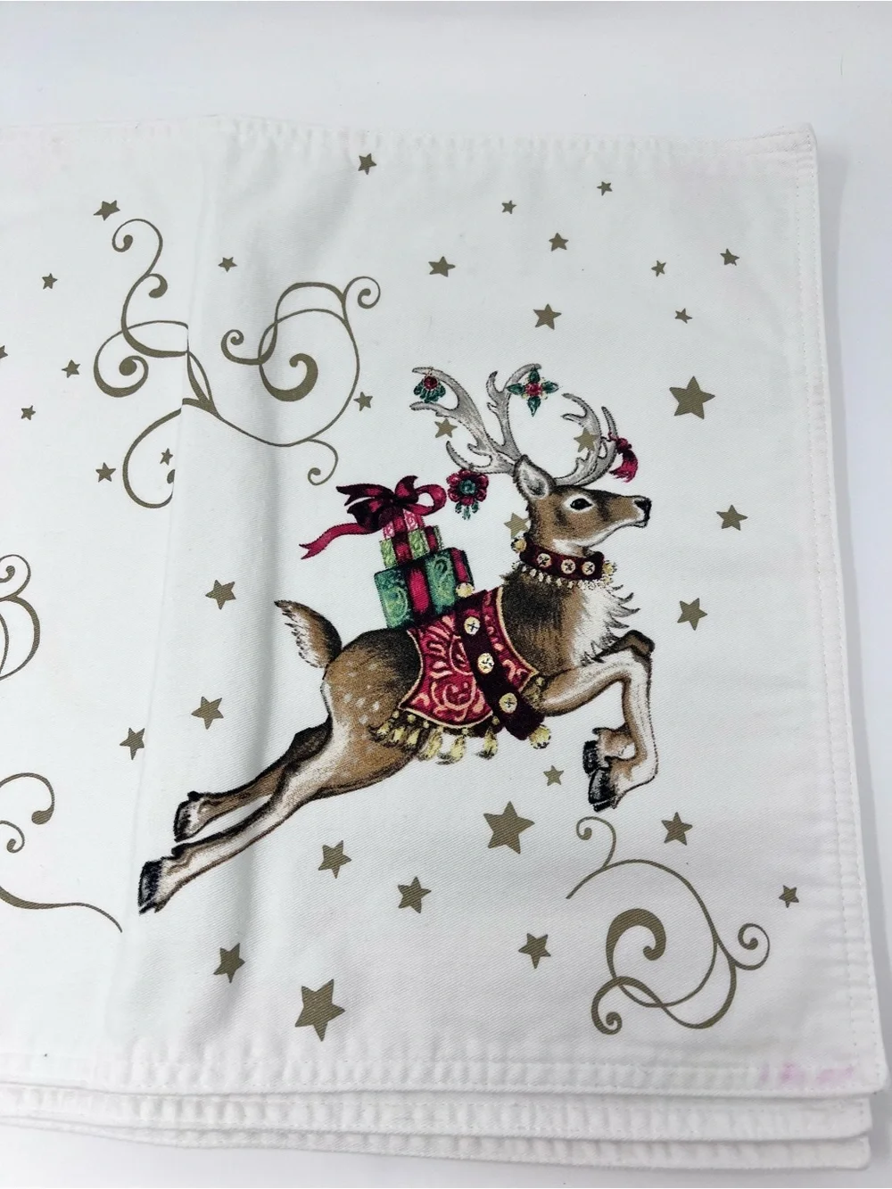 Williams Sonoma Twas the Night Before Christmas Placemats Set of 4
